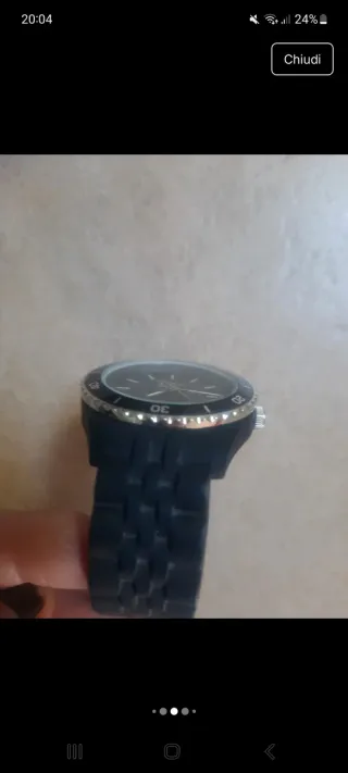 Orologio Stroili Uomo Nero e Oro