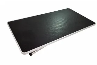 Mesa Plegable Exposición con Ruedas