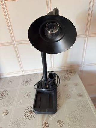 Lámpara de estudio negra