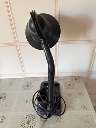 Lámpara de estudio negra