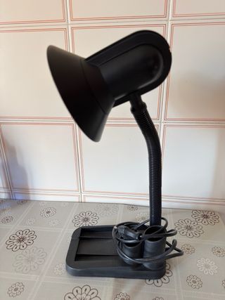 Lámpara de estudio negra