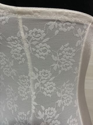 Sottoveste bianca con pizzo