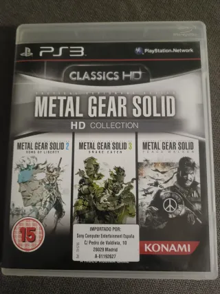 Metal Gear Solid HD Collection PS3