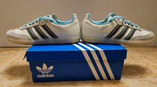 Adidas Samba OG Blancas y Azules