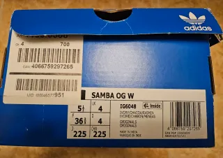 Adidas Samba OG Blancas y Azules