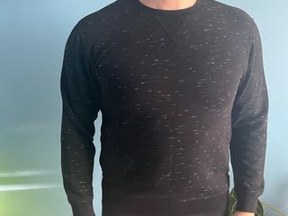 Camisola Zara preta com padrão