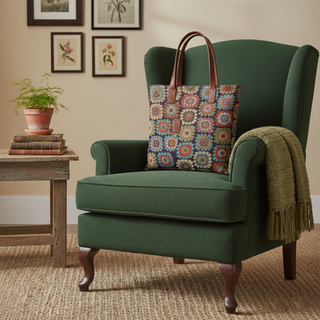 Tela Gobelino Jacquard Mosaico Retro 2,80m