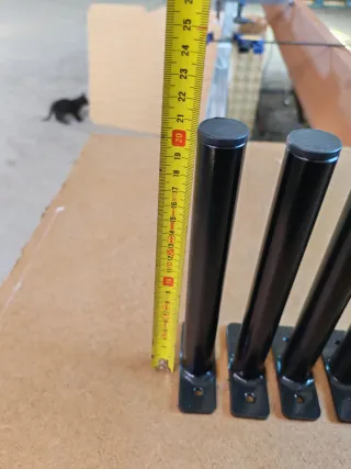 Soportes individuales para discos de pesas (5 ud)