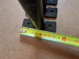 Soportes individuales para discos de pesas (5 ud)