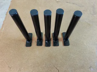 Soportes individuales para discos de pesas (5 ud)