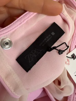 Vestido Zara Talla S Rosa Sin Estrenar