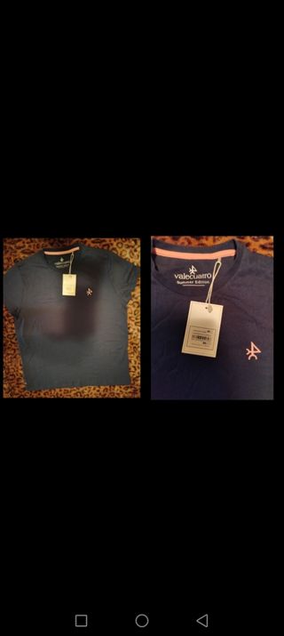 Polo VALECUATRO Negras y azul con etiq, 25