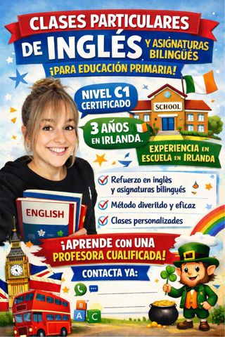 Profesora particular de Educación Primaria