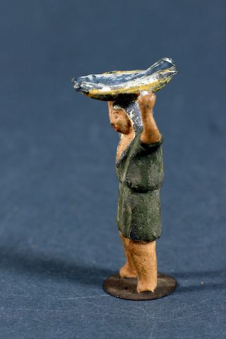 FIGURA EN PLOMO DE PESCATERO, PESCADERO PARA BELÉN