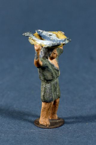 FIGURA EN PLOMO DE PESCATERO, PESCADERO PARA BELÉN