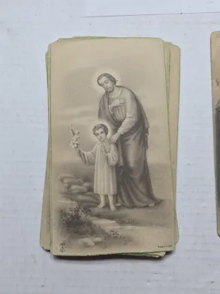 Antiguos Recordatorios Comunión Años 40 lote 62