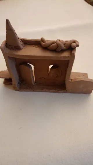 Terracotta casa miniatura