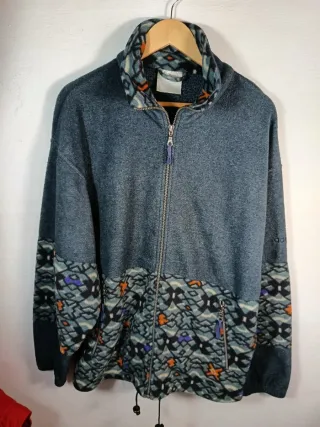 Forro Polar Adidas Vintage 90s Multicolor Talla L