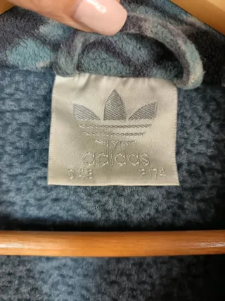Forro Polar Adidas Vintage 90s Multicolor Talla L