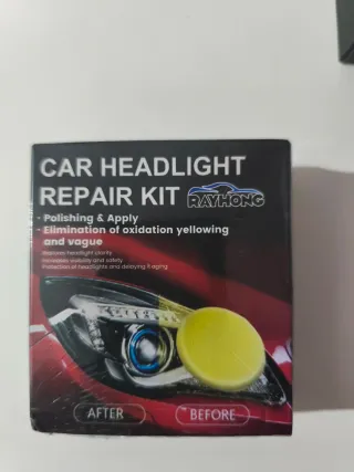 Kit Restaurador Faróis Rayhong - Elimina Amarelado