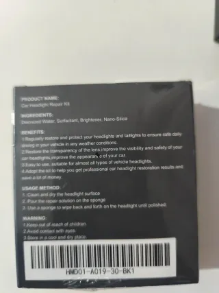 Kit Restaurador Faróis Rayhong - Elimina Amarelado