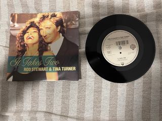 Rod Stewart & Tina Turner - It Takes Two Vinilo 7
