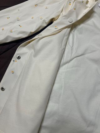 Chubasquero infantil 11/ 12 estampado floral