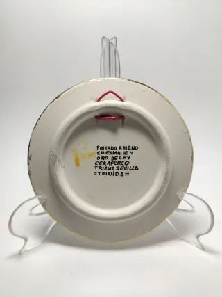 Plato de la Ceramo estilo Triana Sevilla