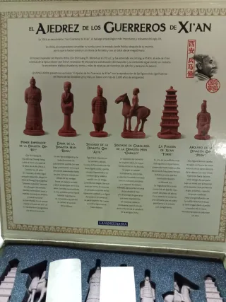 Ajedrez Guerreros de Xi'an con Caja
