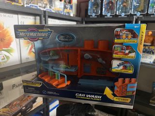 Micro Machines Car Wash Expanding Playset