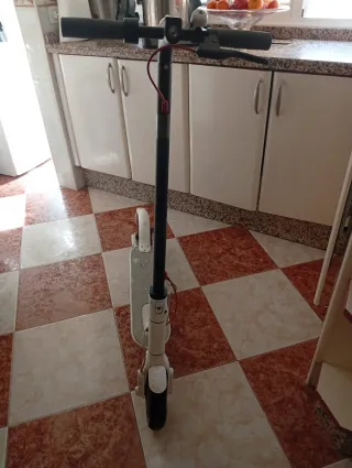 Patinete eléctrico blanco