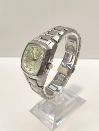 RELOJ VICEROY 46296  ESFERA VERDE CORREA METALICA