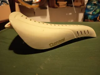 Sillín BMX Aeroyal Blanco(con nuez SR)