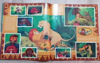 Álbum Cromos El Rey León completo (Panini)