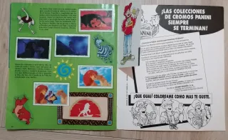 Álbum Cromos El Rey León completo (Panini)
