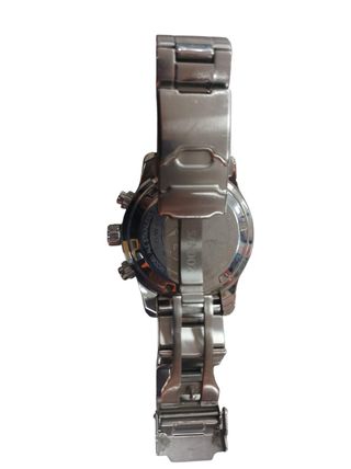 RELOJ PULSERA SANDOZ CHRONOGRAFT NEGRO/PLATA