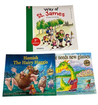 3 libros inglés: Hamish the.., Nessie.. & Way of..