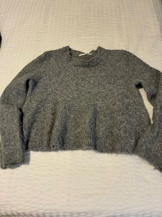 Jersey gris de punto