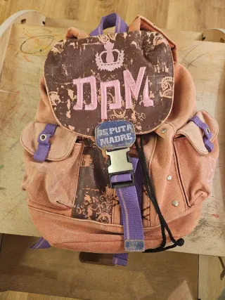 Zaino De Puta Madre rosa e viola