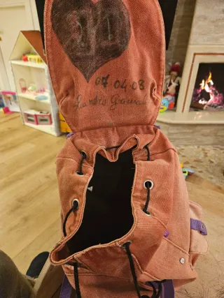 Zaino De Puta Madre rosa e viola