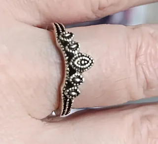 Lote 9 Anillos Plateados Ajustables unos otros no.