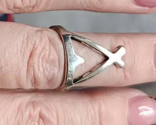 Lote 9 Anillos Plateados Ajustables unos otros no.