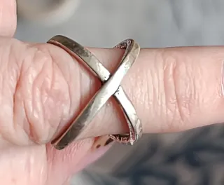 Lote 9 Anillos Plateados Ajustables unos otros no.