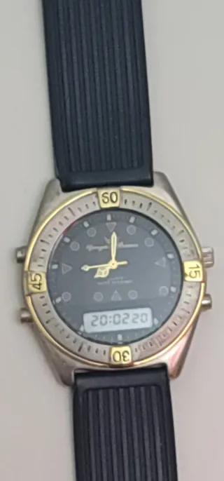 Reloj Yonger & Bresson Anadigi plateado/Dorado