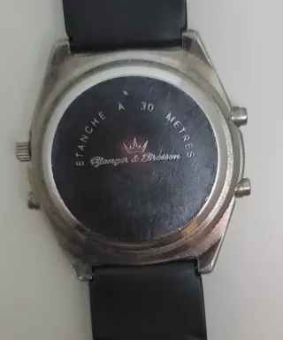 Reloj Yonger & Bresson Anadigi plateado/Dorado