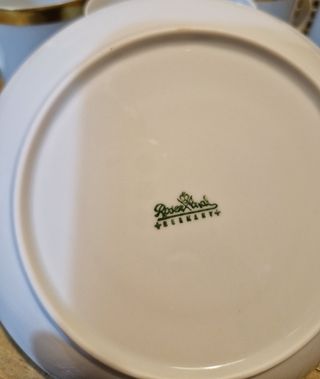 Juego de café Rosenthal porcelana oro