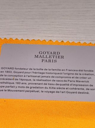 Porta carte Goyard bianco