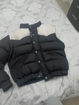 Plumas Nat Way Mujer Talla M Negro y Blanco Roto