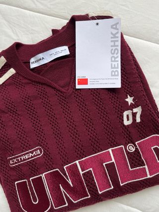 Jersey Bershka M Rayas Manga Corta