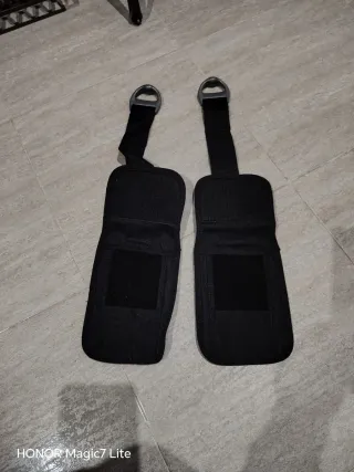 2 Bolsillos de buceo Negros con Anilla